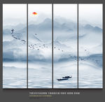 抽象山水