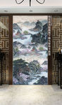山水背景