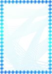 亮光蓝 经销证书纹