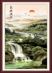 水墨山水画