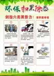 环保扫黑除恶展板