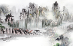 意境山水画