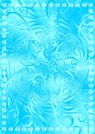 蓝宝石  防伪证书纹
