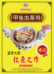 甲鱼虫草鸡海报设计