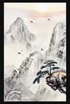 中式背景墙