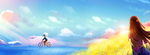 自行车banner