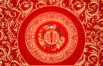 中式婚礼背景