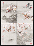 玉兰装饰画