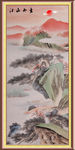 竖幅山水