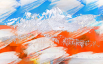 抽象油画