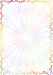 七彩变幻 许可证书纹