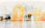 抽象油画