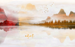 抽象油画