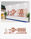 文明社区文化墙