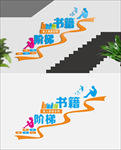读书楼梯文化墙