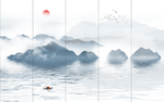 山水壁画