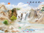 山水大理石 石纹 玉石纹 高清