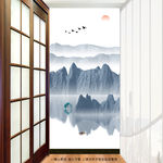 竖版山水画
