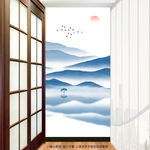 玄关抽象山水