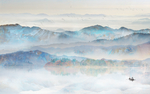中国风   抽象山水画 大厅装