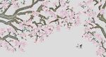 手绘花鸟