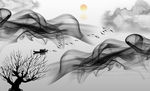 抽象水墨画