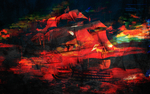 抽象油画