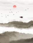 新中式山水画