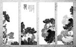 国画荷花
