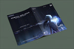 蓝色科技科幻梦幻少女画册封面
