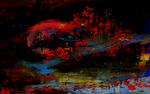 抽象油画