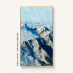 山水手绘装饰画