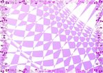 紫花芬芳   防伪证书纹