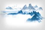 新中式水墨山水