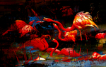 抽象油画