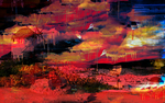 抽象油画