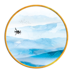 中国风   抽象山水画 大厅装