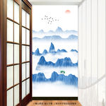 竖版山水画