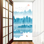 竖版山水画