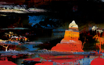 抽象油画
