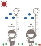 硅藻泥成长云朵气球太阳卡通男女