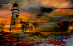 抽象油画