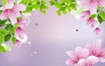 树叶梦幻花