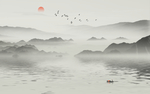 中式山水画