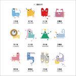 十二星座有字版