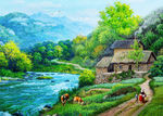 乡村油画