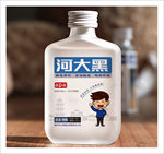 白酒瓶贴设计展开平面图