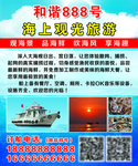 游船招贴 海上观光旅游海报