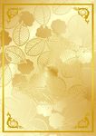 金叶花枝 荣誉证书纹