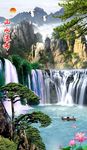 竖幅山水